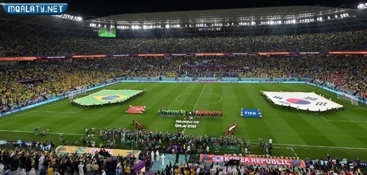 ملخص الشوط الأول مباراة البرازيل وكوريا الجنوبية